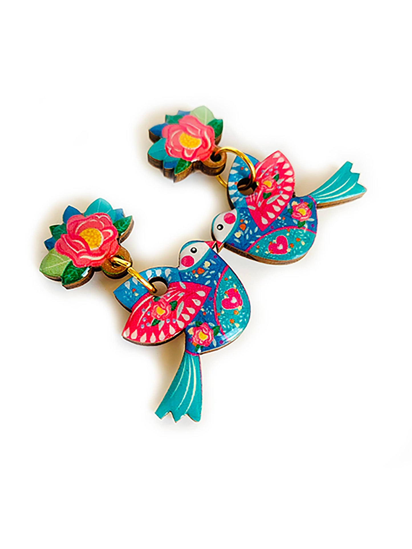 Big bird summer earrings summer jewellery bold statement ear