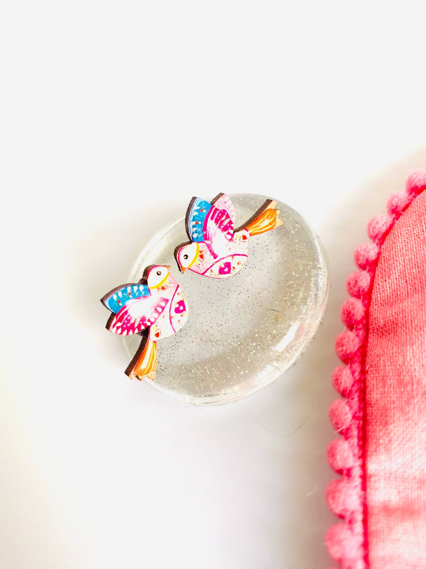 Bird summer studs ladies bird jewellery UK jewellery