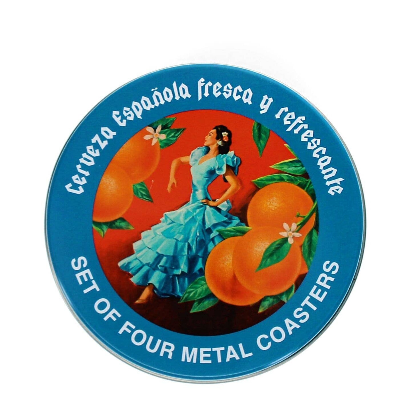 Set of 4 coasters - Cerveza Española