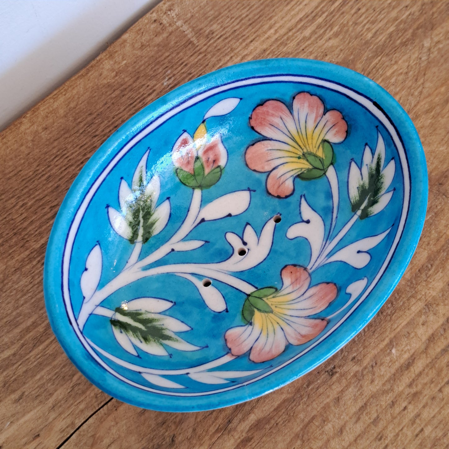 Jaipur ceramic soap dish