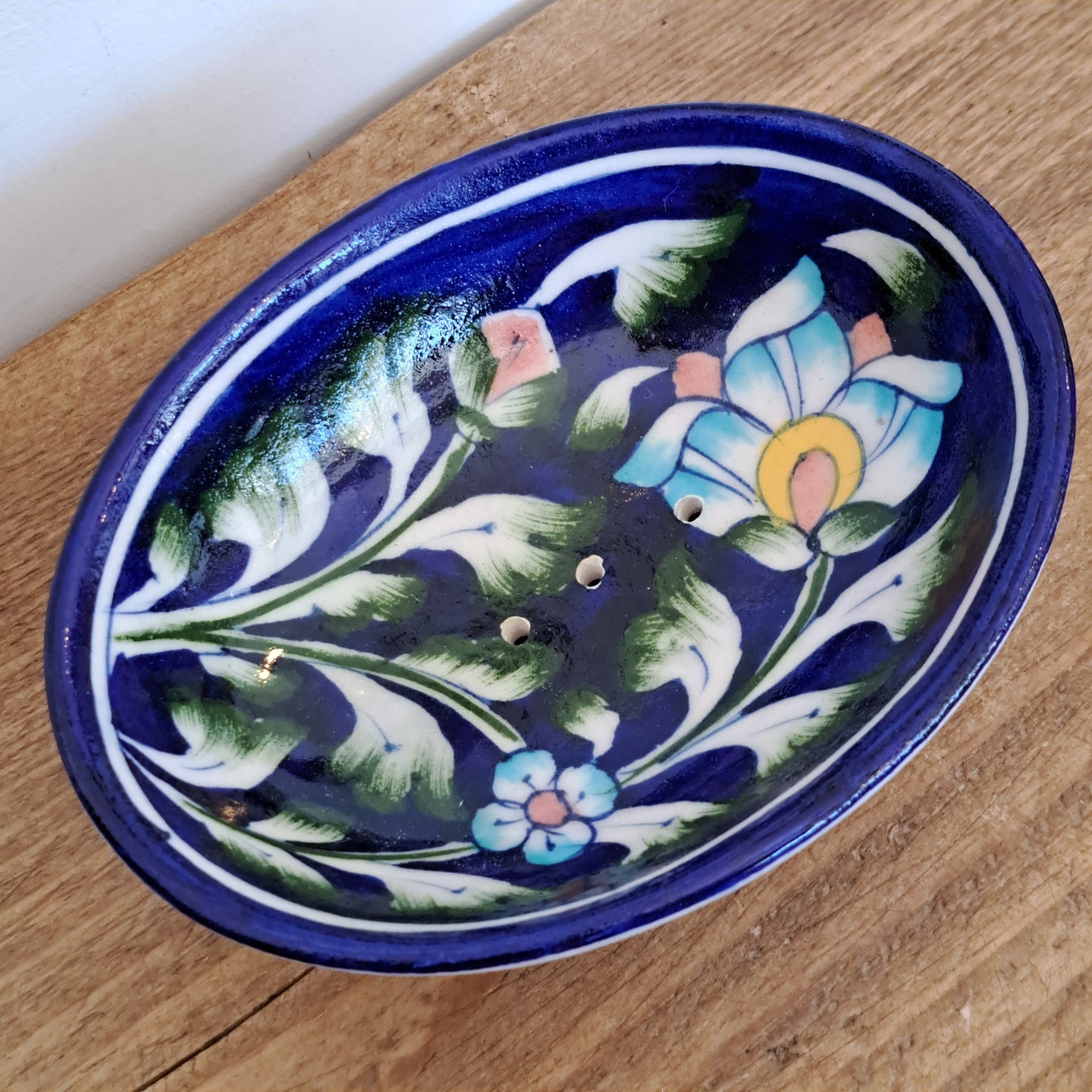 Jaipur ceramic soap dish