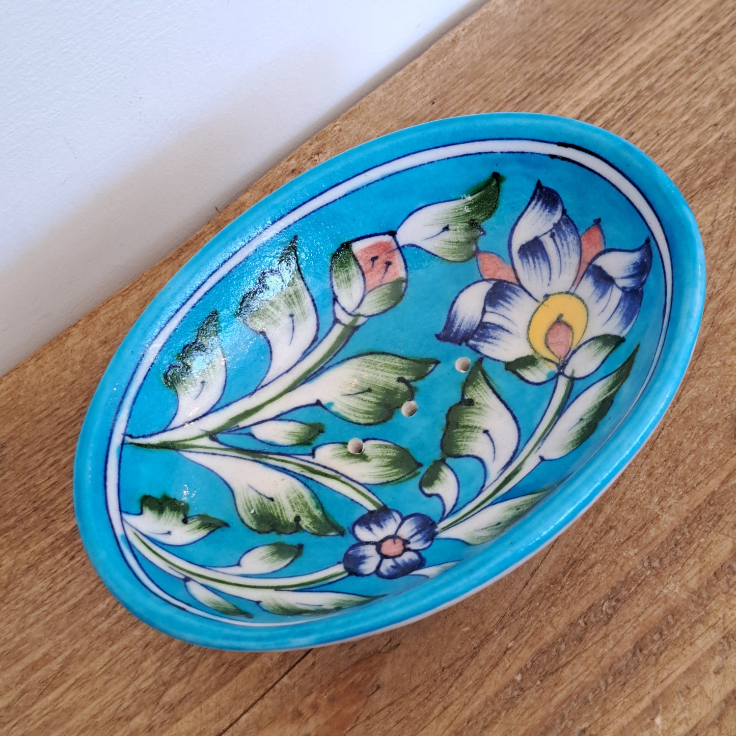 Jaipur ceramic soap dish