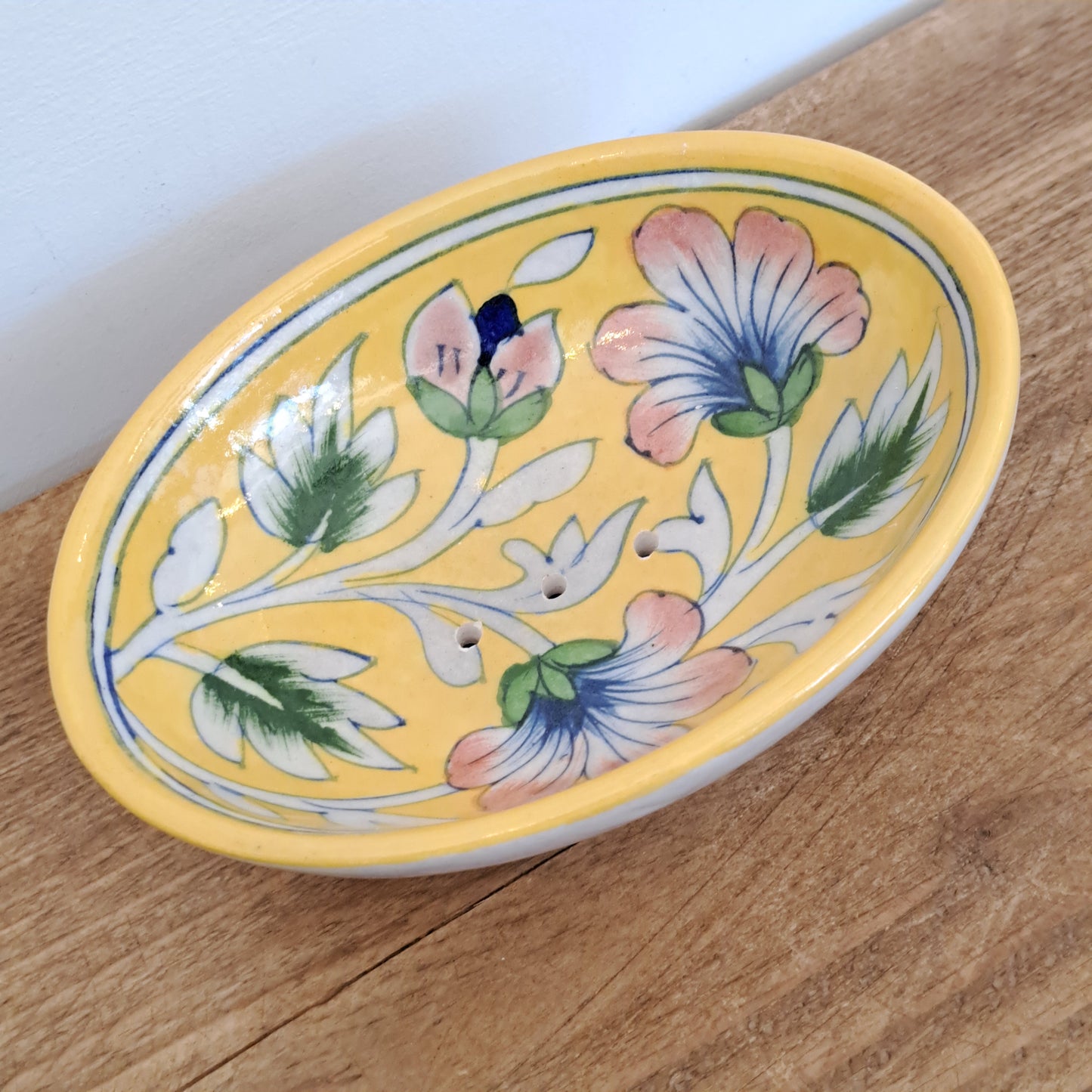 Jaipur ceramic soap dish