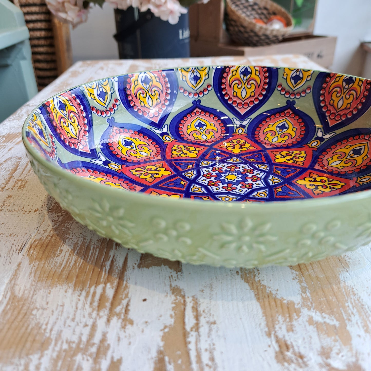 MiCasa 22cm patterned bowl
