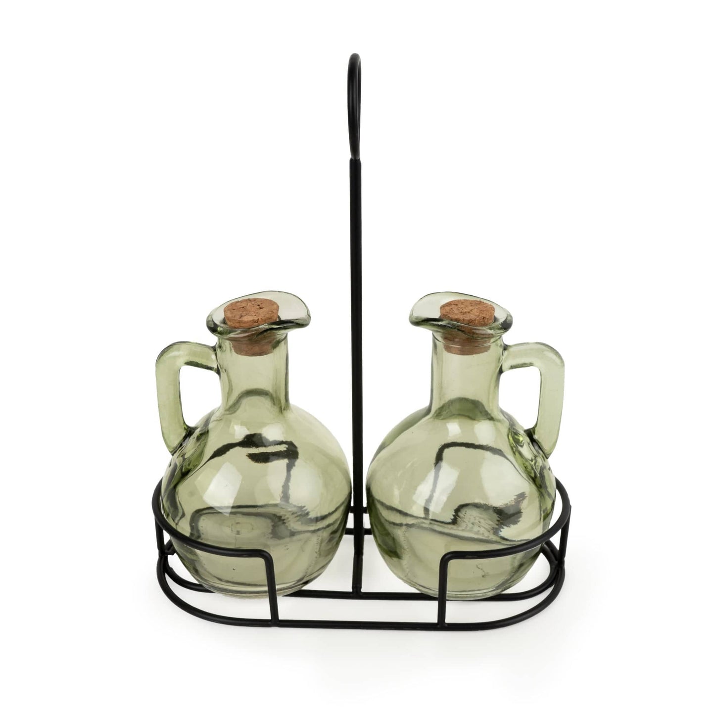 Set of 2 oil & vinegar bottles with corks
