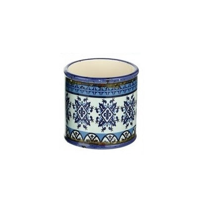 Lille 10cm blue pot