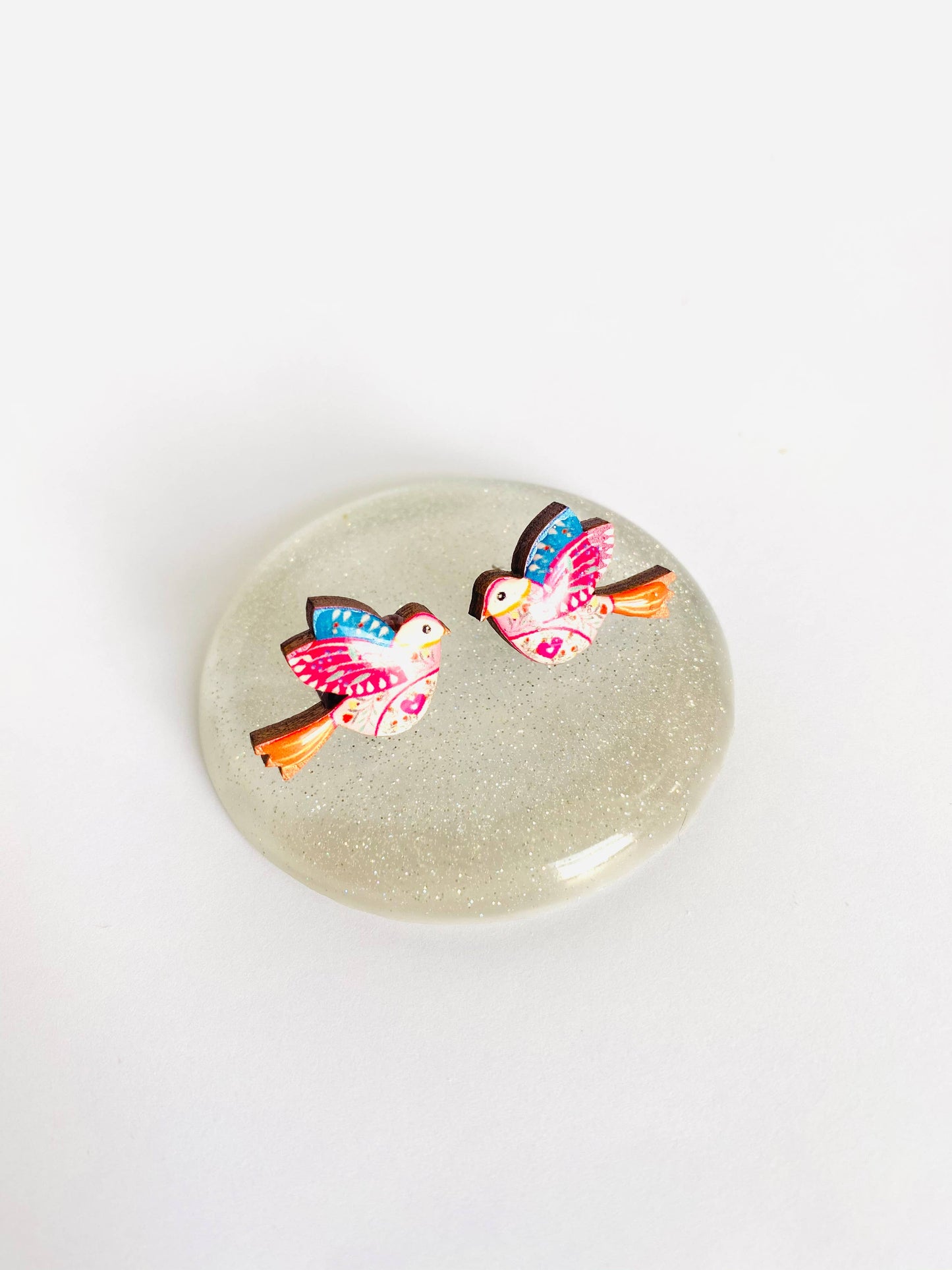 Bird summer studs ladies bird jewellery UK jewellery