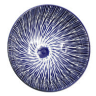 Blue and white 12cm pattern bowl