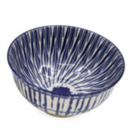 Blue and white 15cm pattern bowl