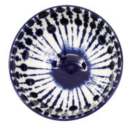 Blue and white 15cm pattern bowl