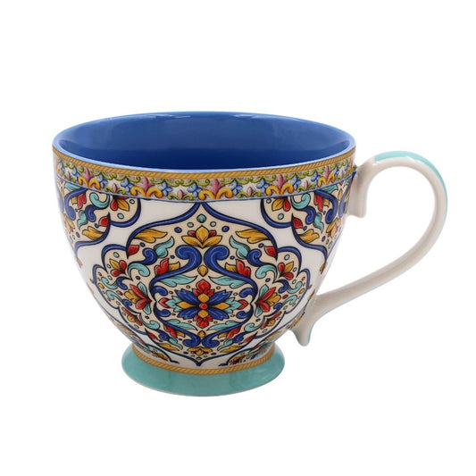 Tuscany turquoise and blue cup