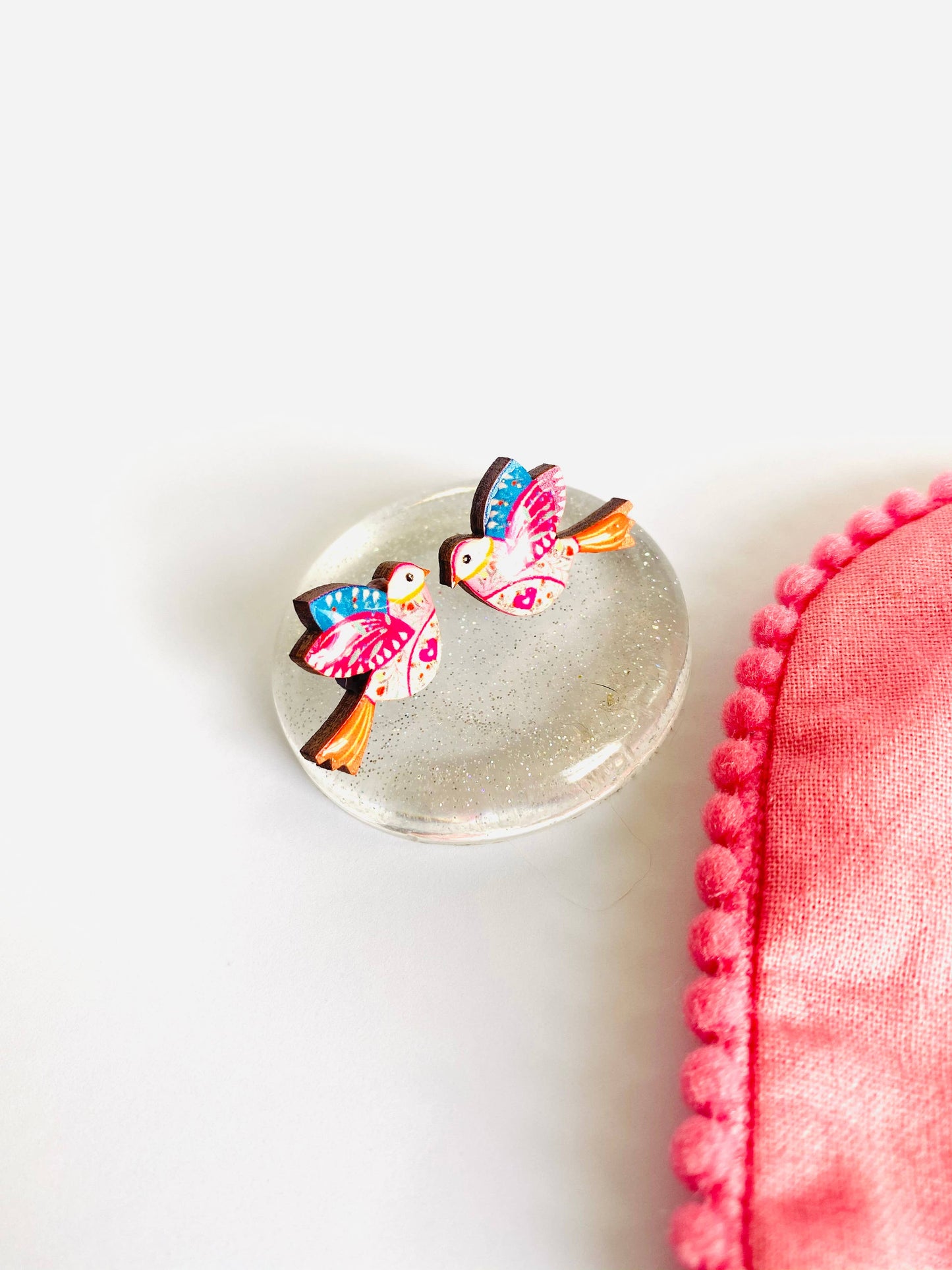 Bird summer studs ladies bird jewellery UK jewellery