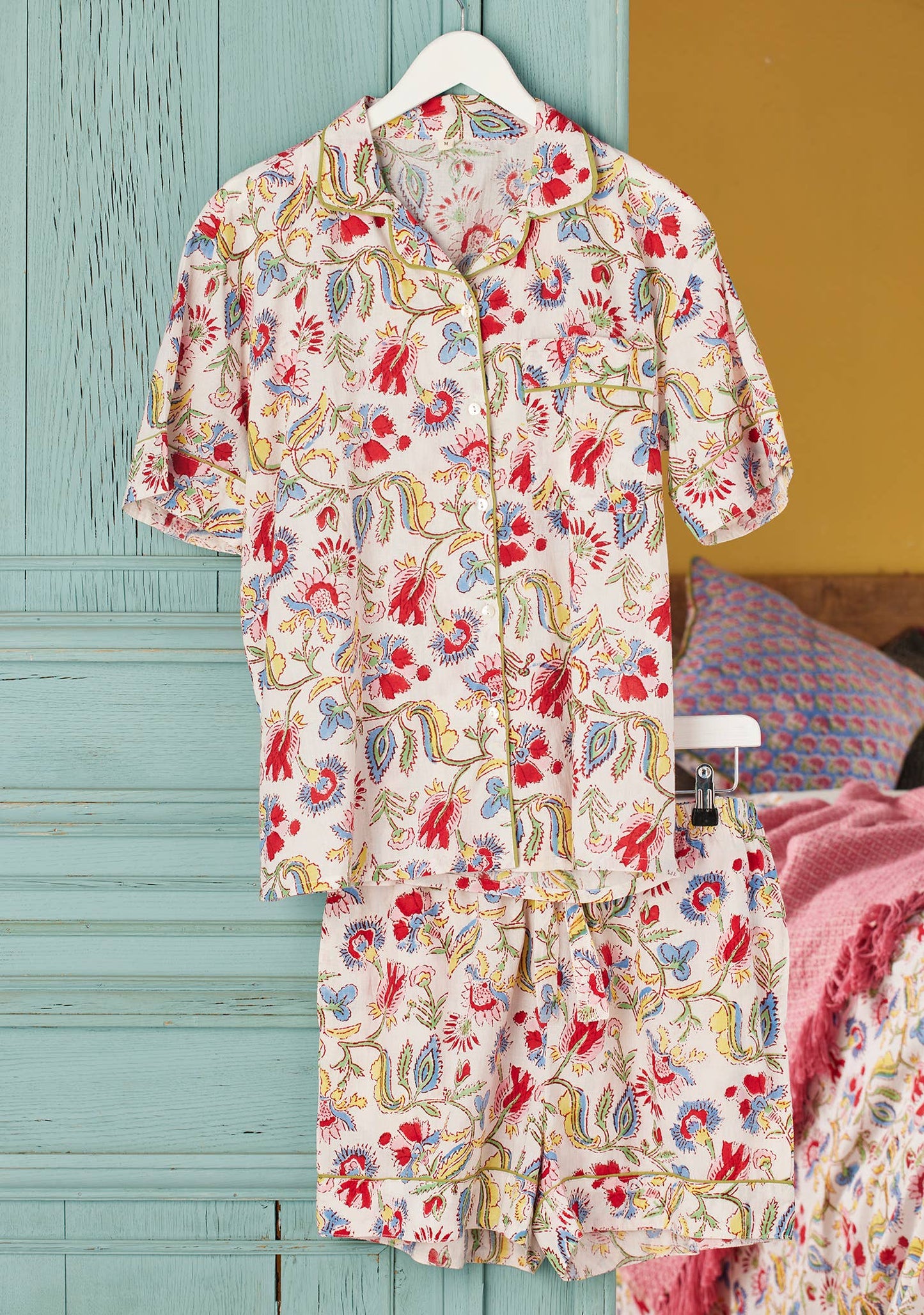 Shvanthi Block Print Short Pyjamas