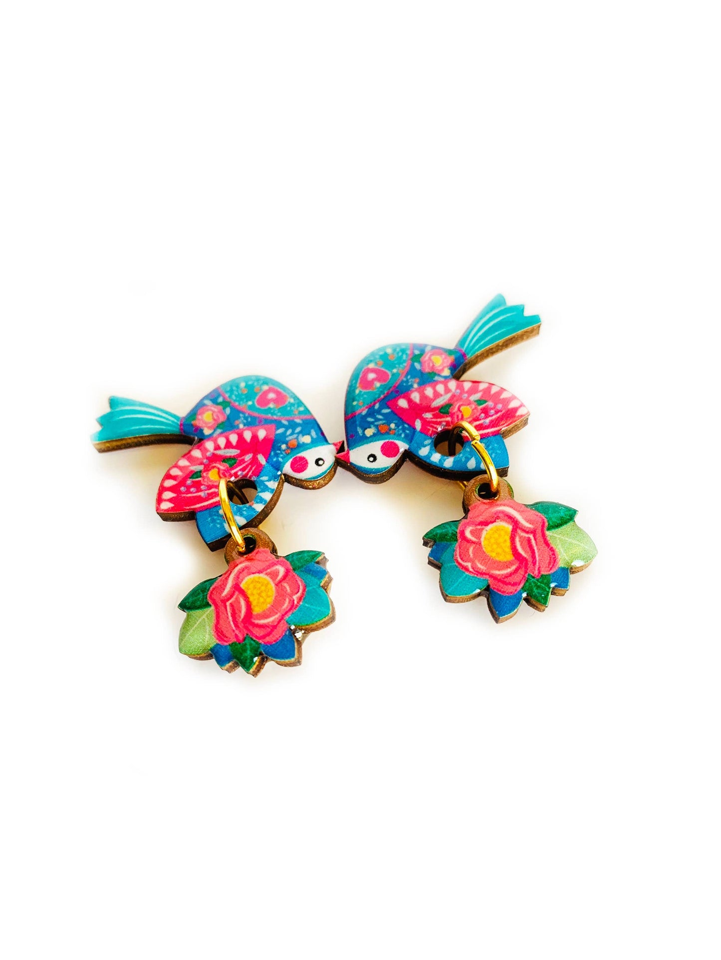 Big bird summer earrings summer jewellery bold statement ear