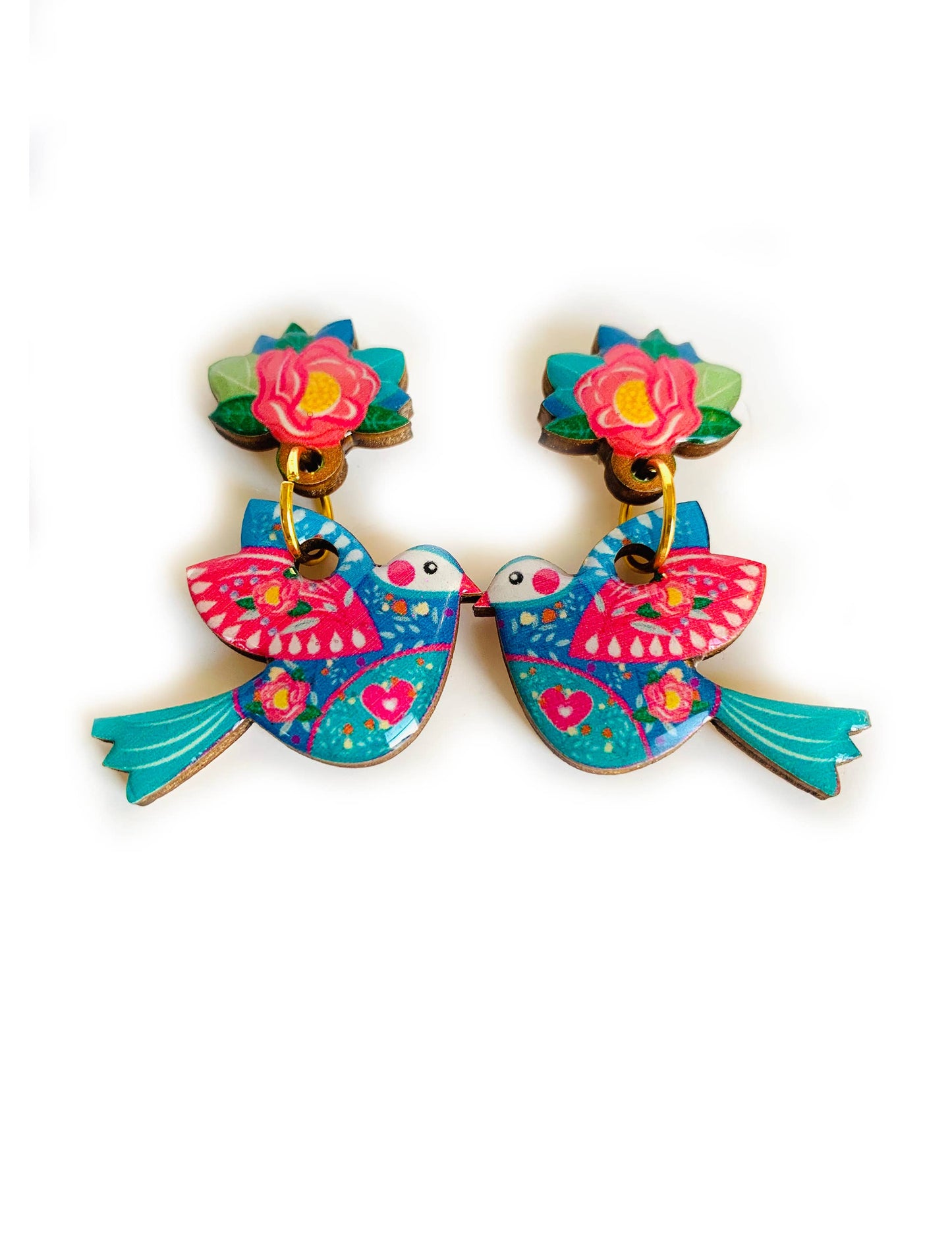 Big bird summer earrings summer jewellery bold statement ear
