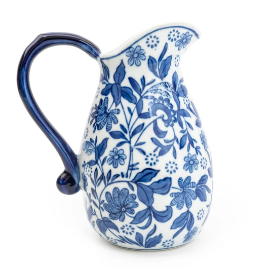 Blue & White pattern jug