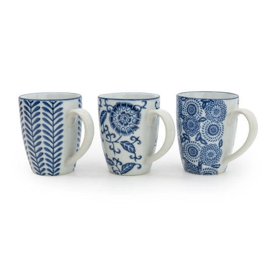 Blue & White chrysanthemum pattern mug