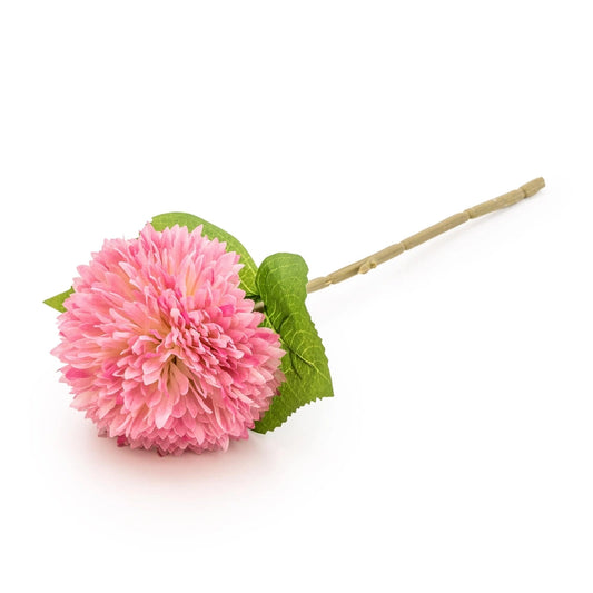 Faux pink-white chrysanthemum