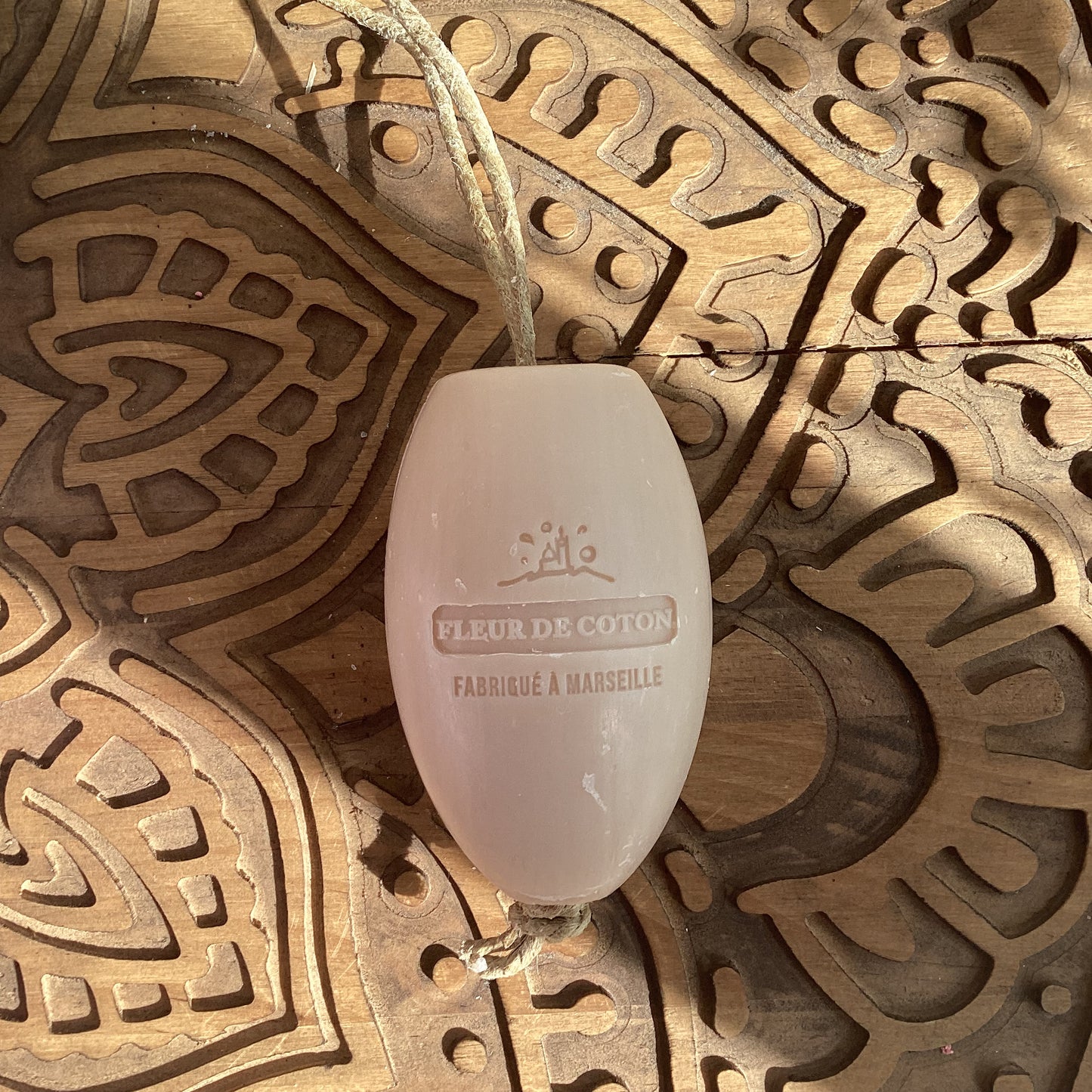 Savon de Marseille on a rope