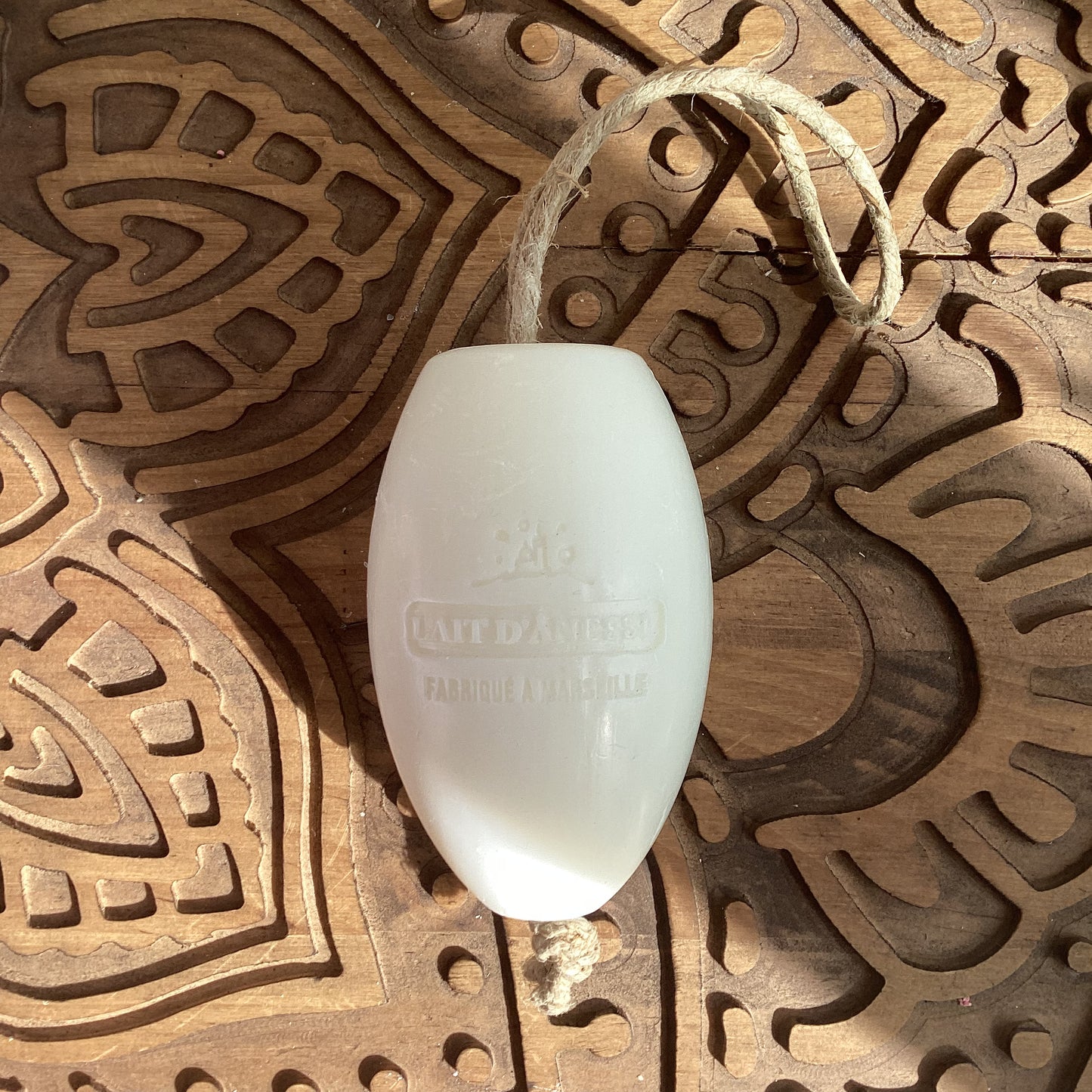 Savon de Marseille on a rope