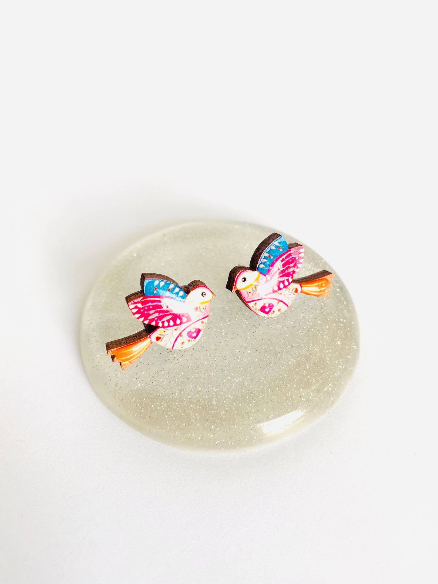 Bird summer studs ladies bird jewellery UK jewellery