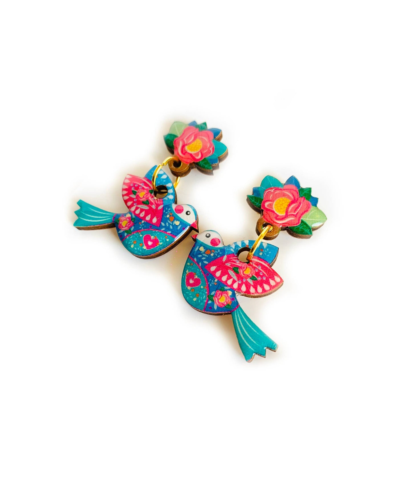 Big bird summer earrings summer jewellery bold statement ear