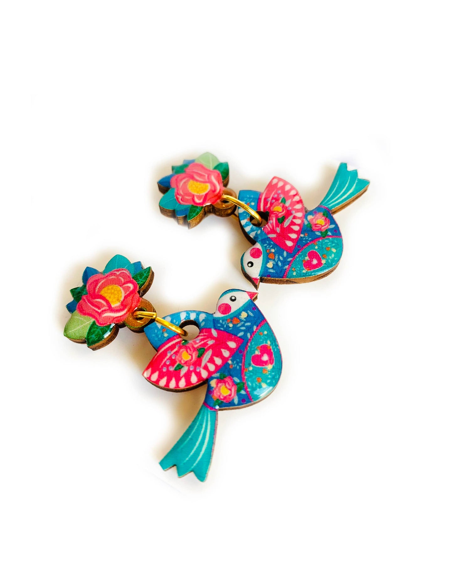 Big bird summer earrings summer jewellery bold statement ear