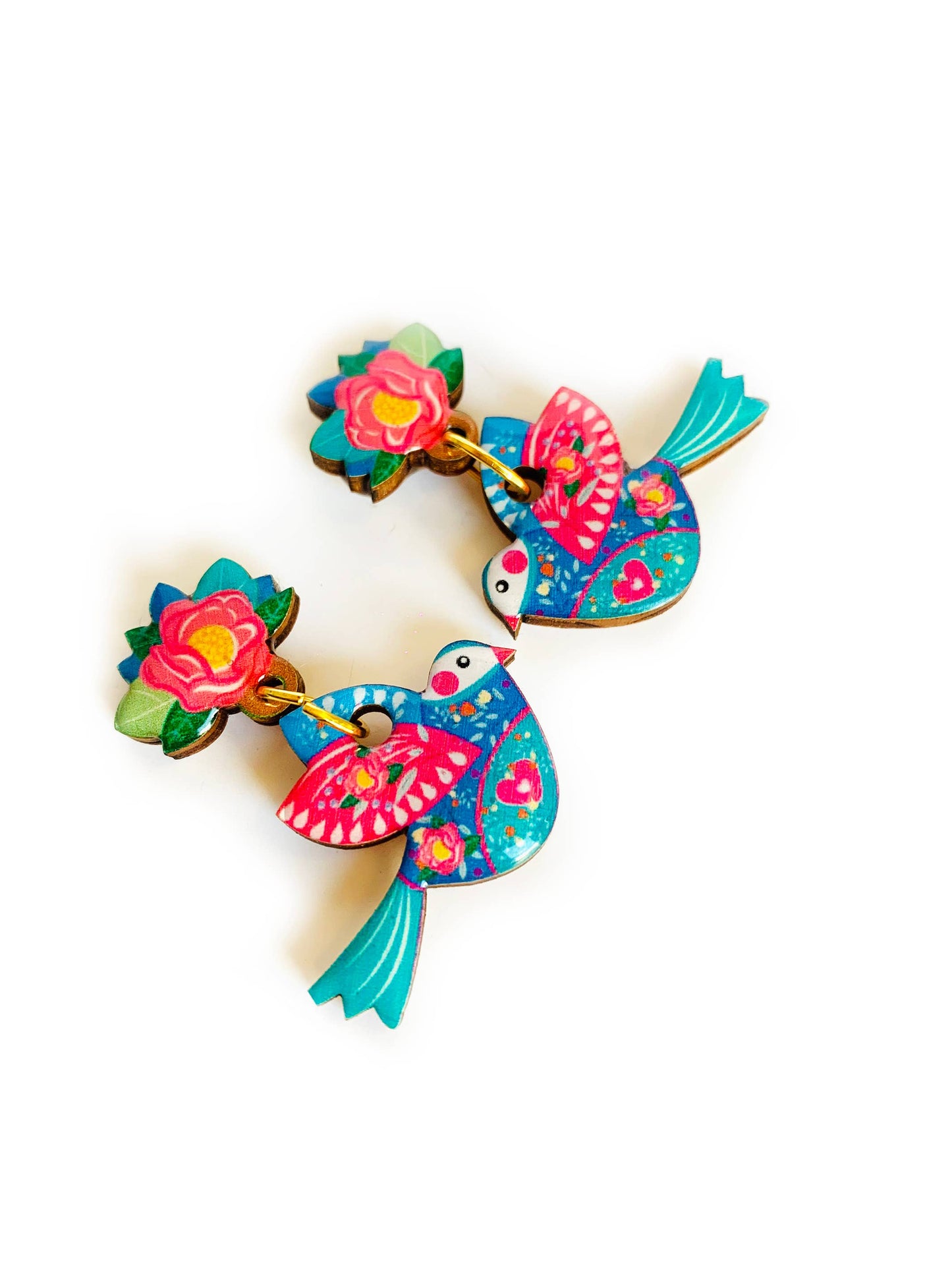 Big bird summer earrings summer jewellery bold statement ear