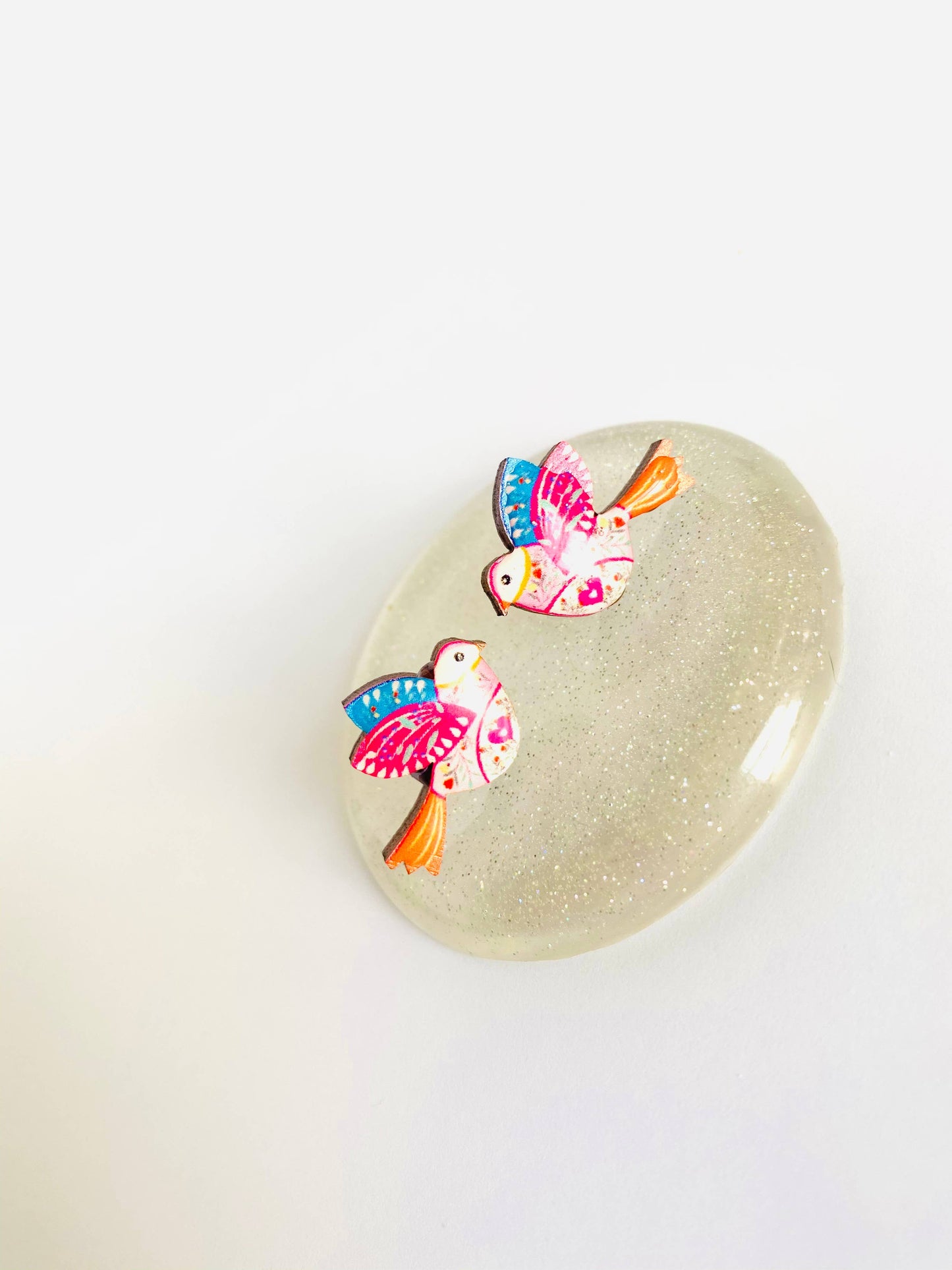 Bird summer studs ladies bird jewellery UK jewellery