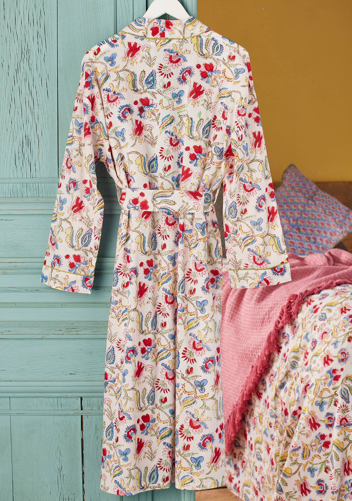 Shvanthi block print dressing gown