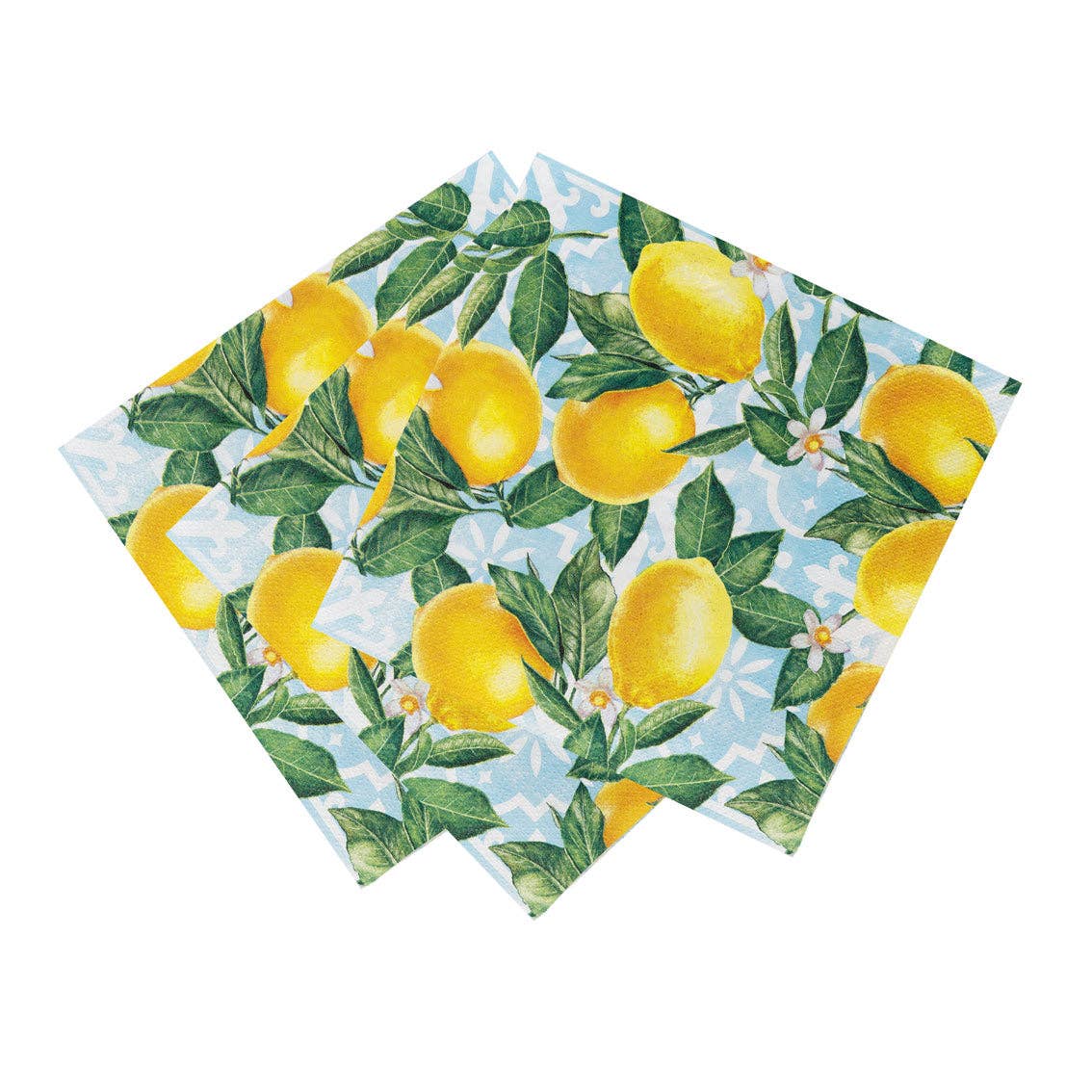 Summer Lemon paper napkins