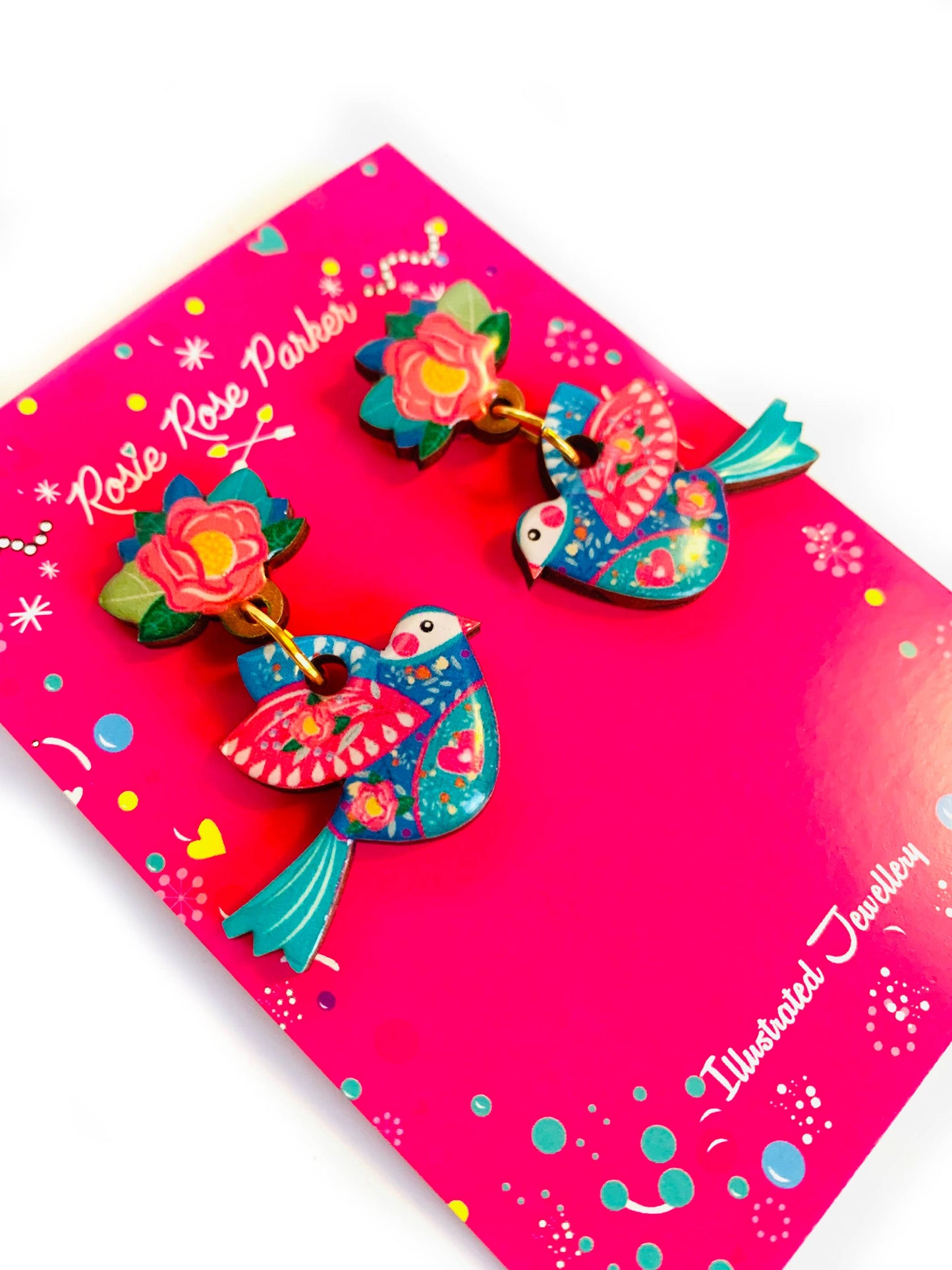 Big bird summer earrings summer jewellery bold statement ear