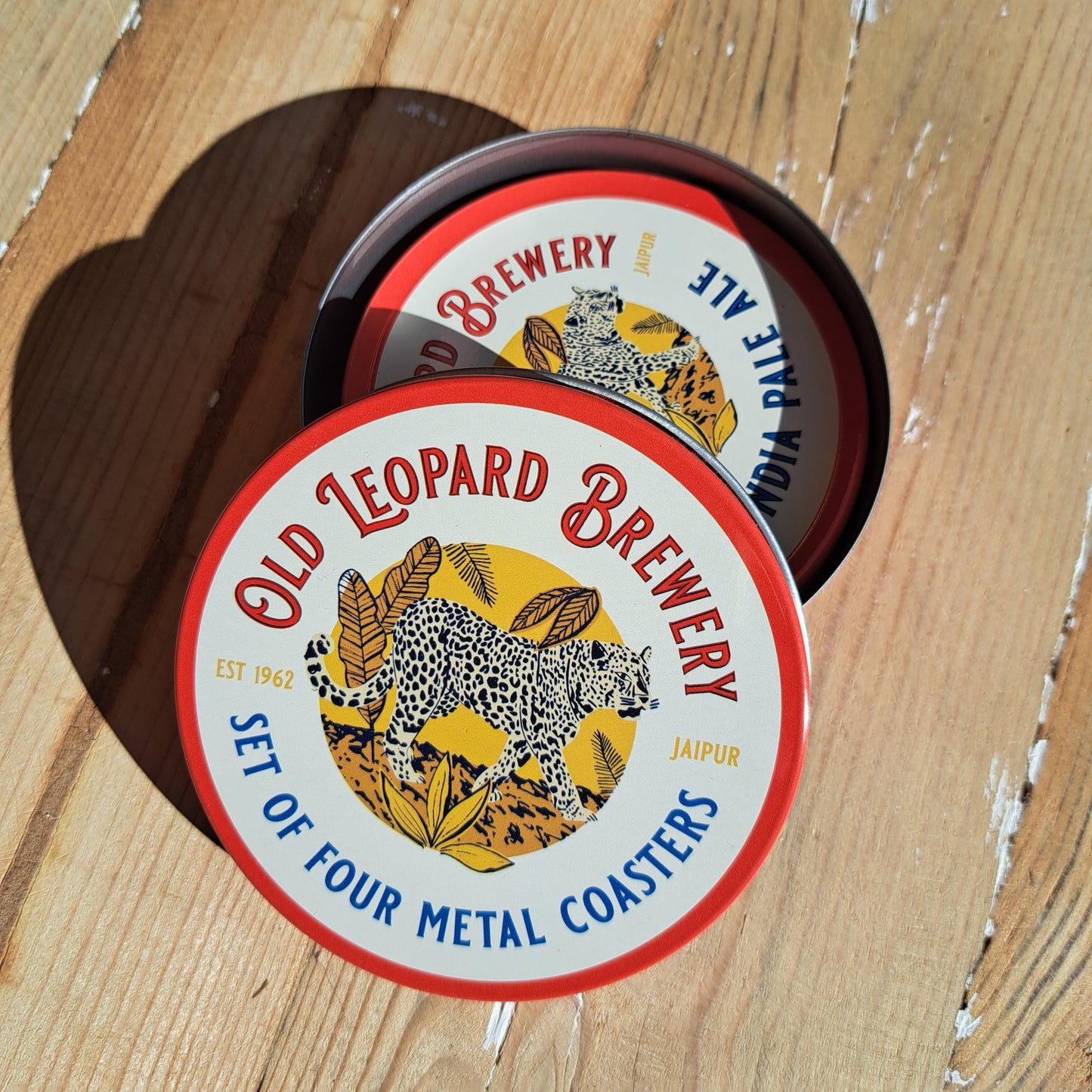 Set of 4 coasters - Old Leopard Brewery