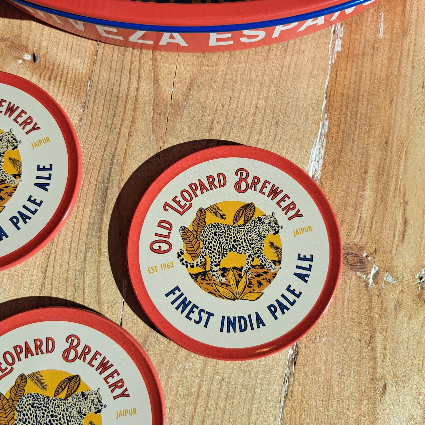 Set of 4 coasters - Old Leopard Brewery