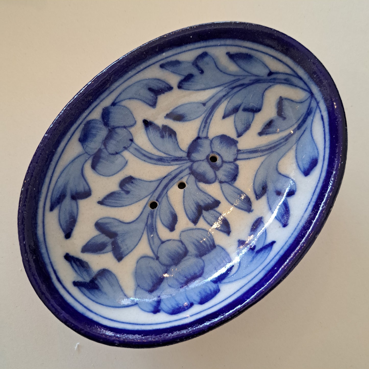 Jaipur ceramic soap dish