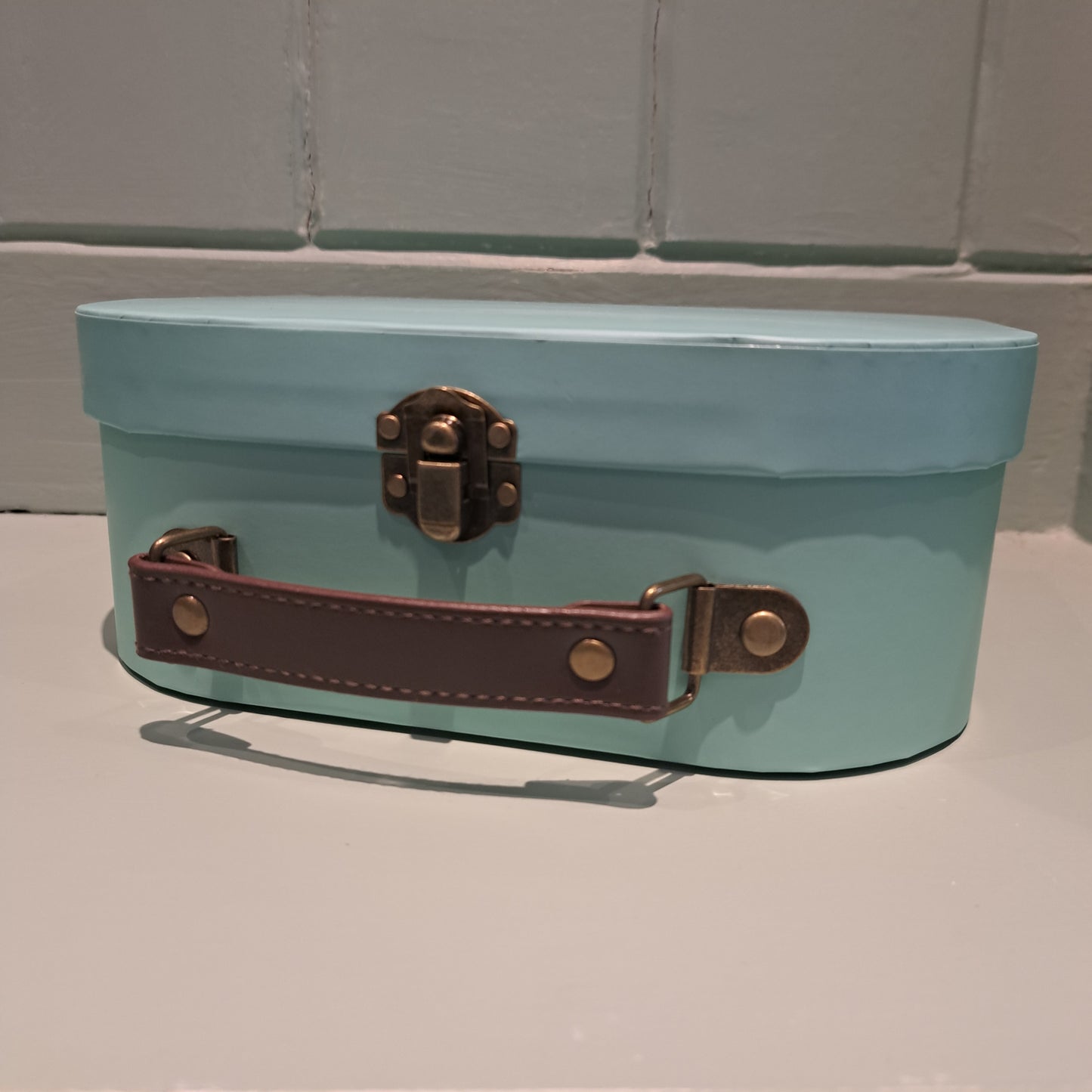 Pastel retro suitcases