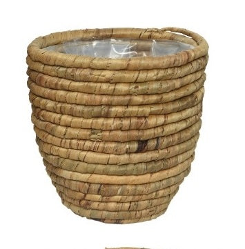Seagrass coiled natural basket