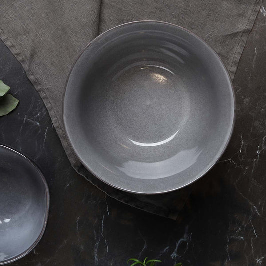 Large grey bowl