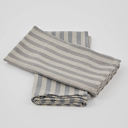 Toulouse grey and linen napkins