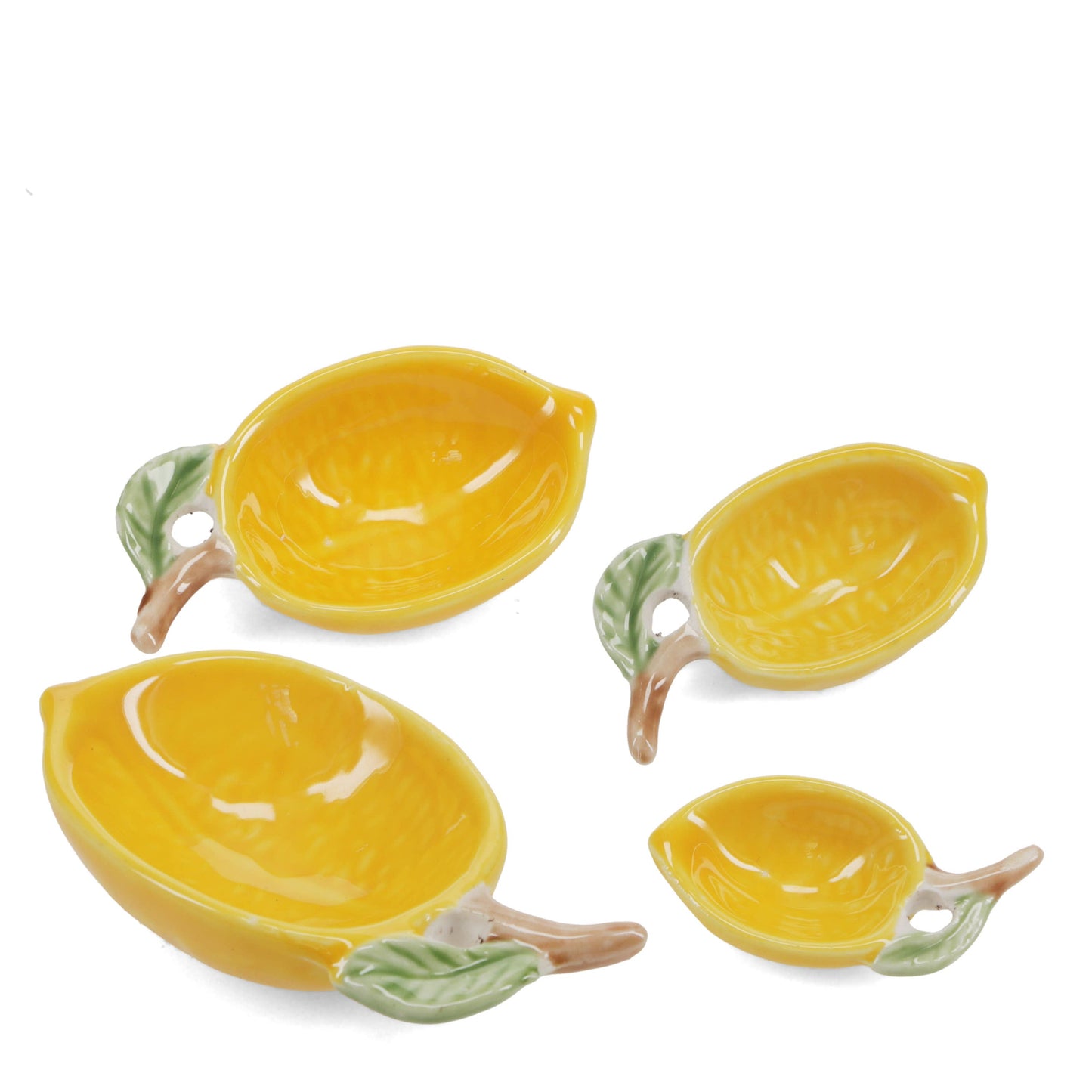 Ceramic lemon measuring spoons
