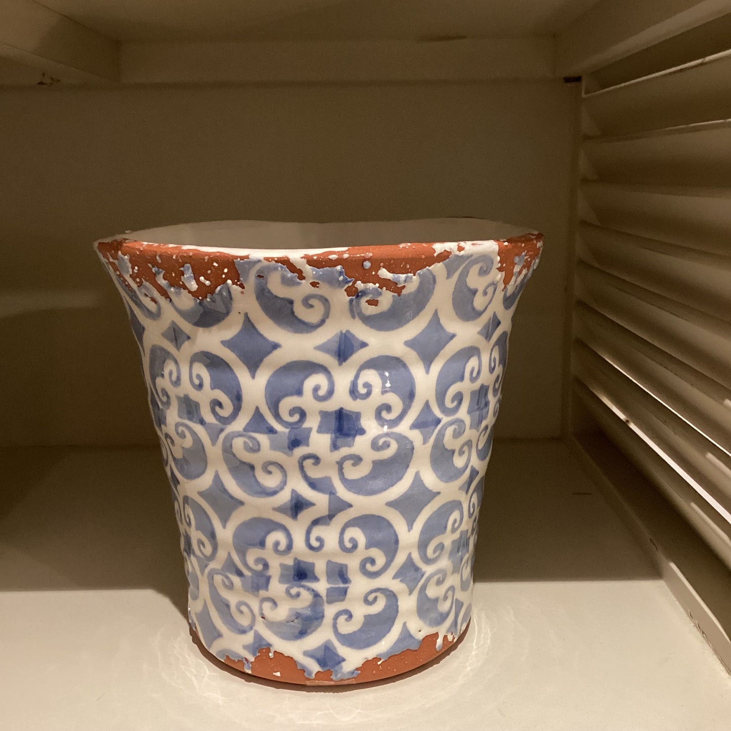 Portuguese tile pattern pot