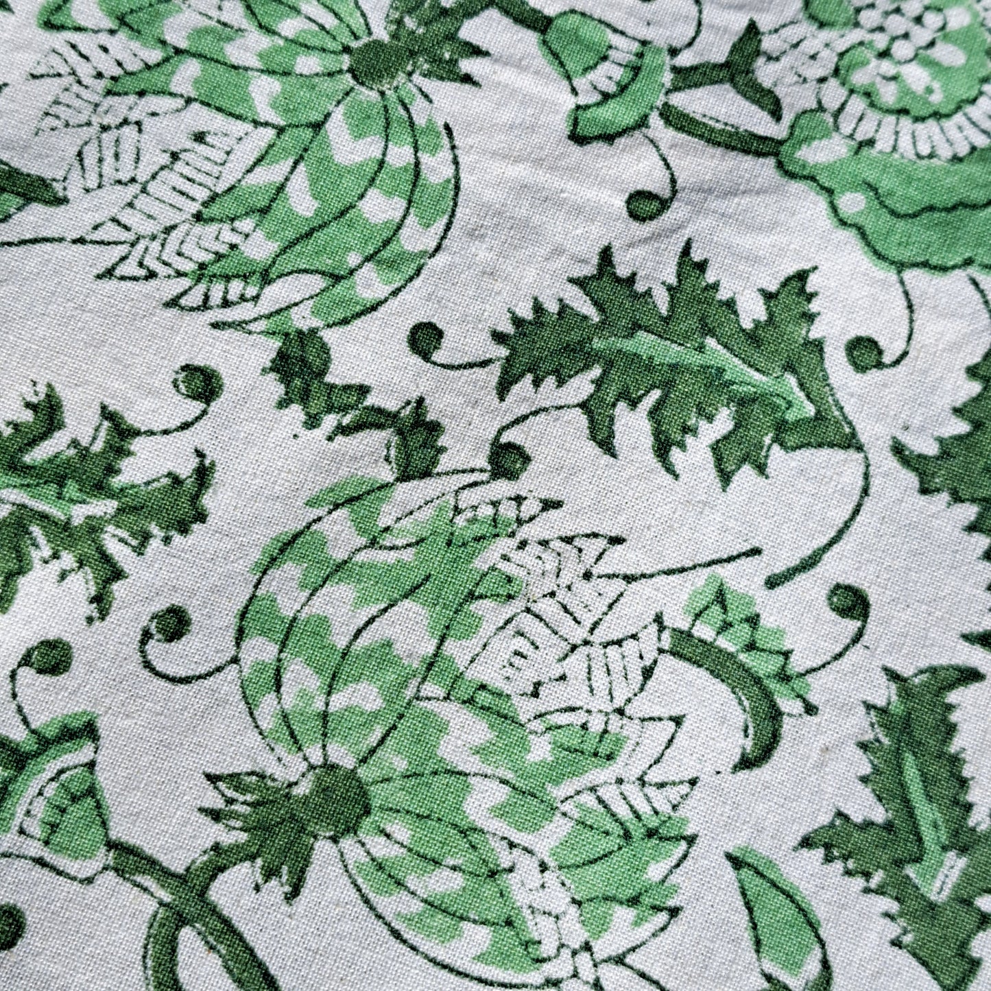 Suzani hand block print round tablecloth