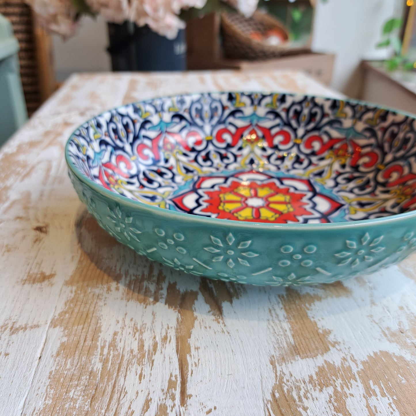 MiCasa 22cm patterned bowl