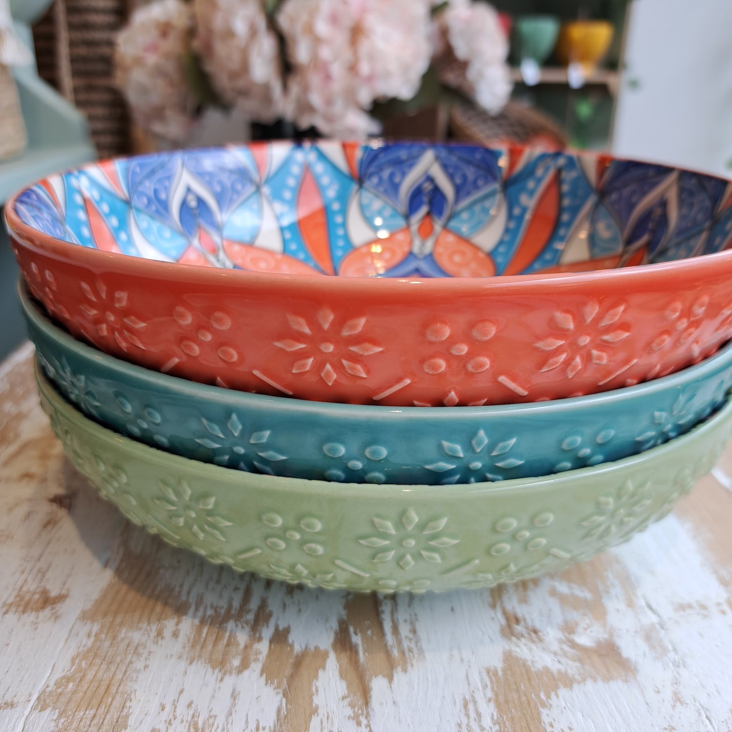 MiCasa 22cm patterned bowl