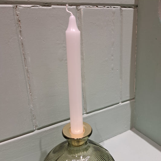 White 20cm dinner candle
