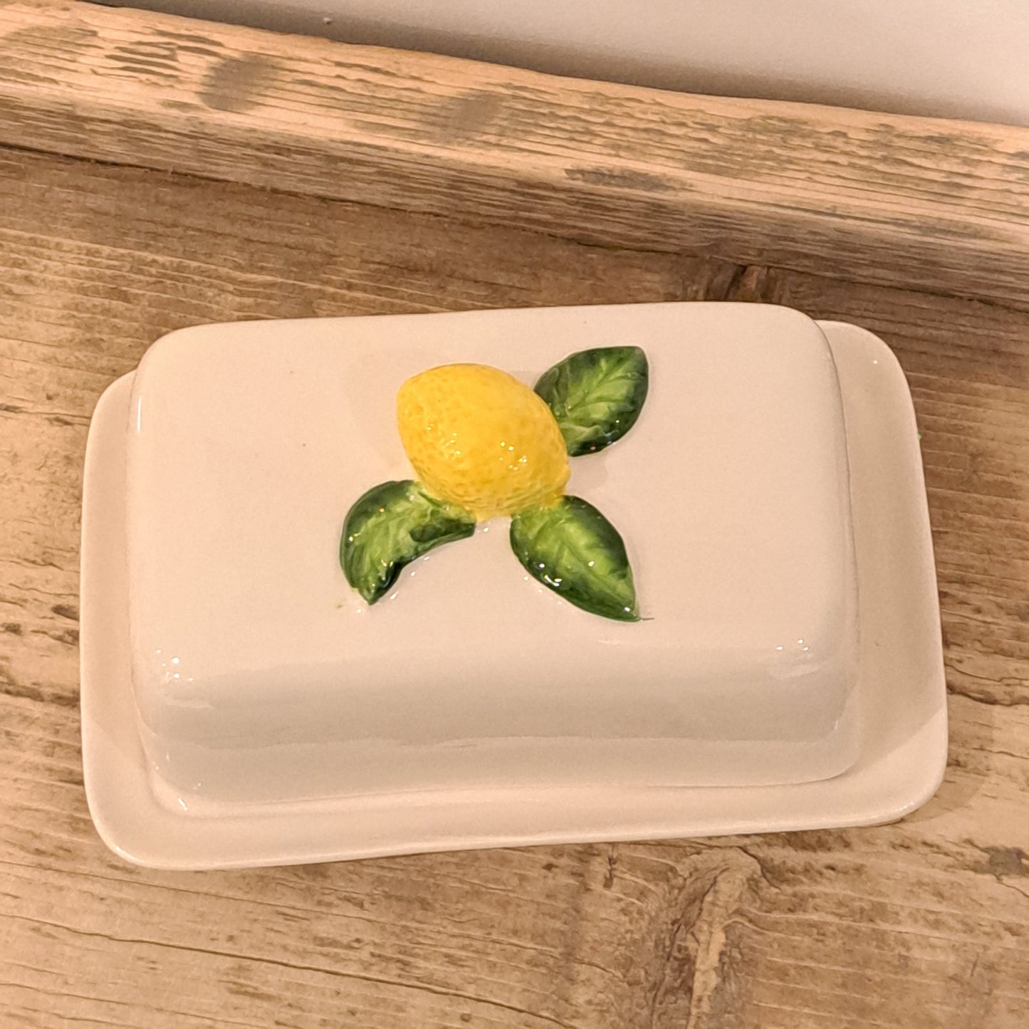 Lemon butter dish