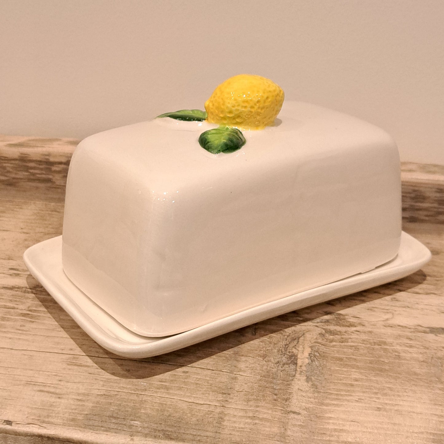 Lemon butter dish