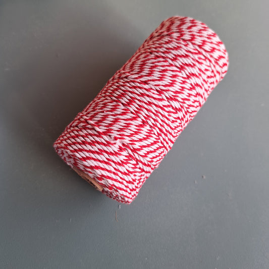 Stripy cotton string