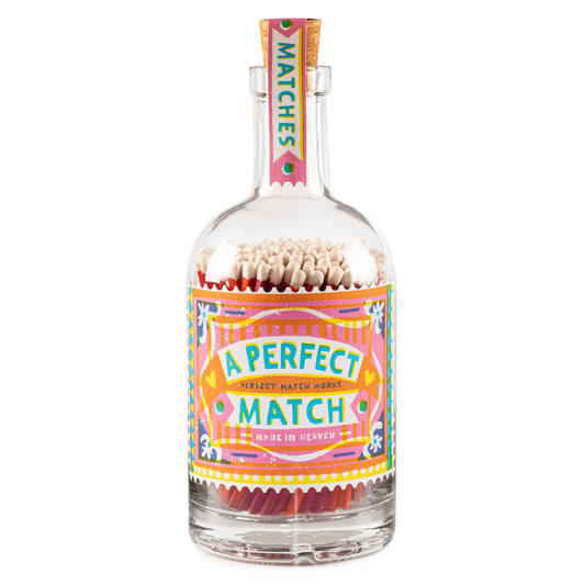 A Perfect Match matches in bottle