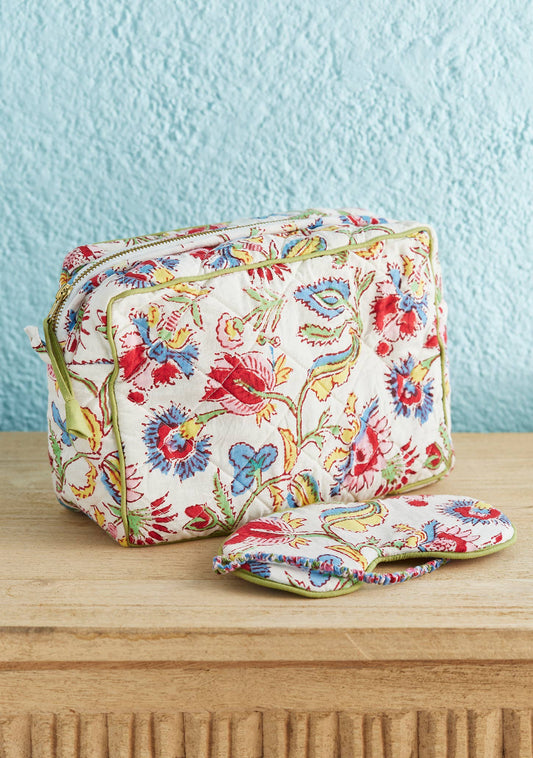 Shvanthi block print wash bag